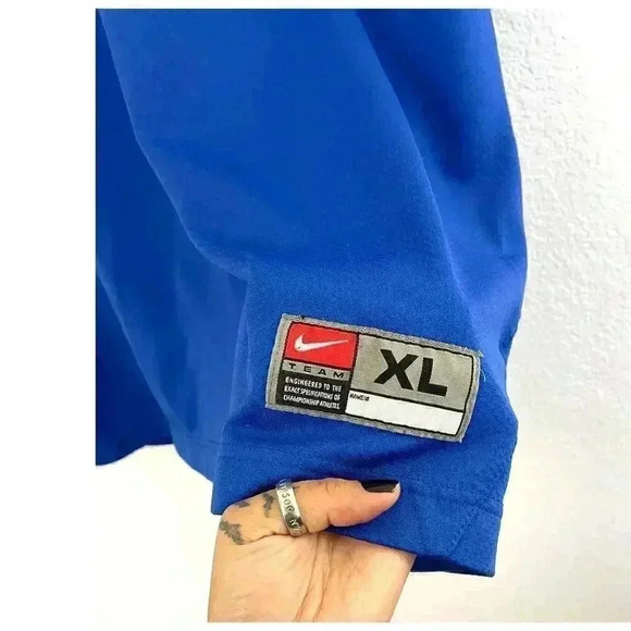 Buckeye 1/4 Zip Activewear Polo Shirt Short Sleeve XL Nike Fit Dry Team - Picture 4 of 8